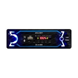 DULCET DC-A-4009 Double IC High Power Universal Fit Mp3 Car Stereo Player With Bluetooth/USB/FM/AUX